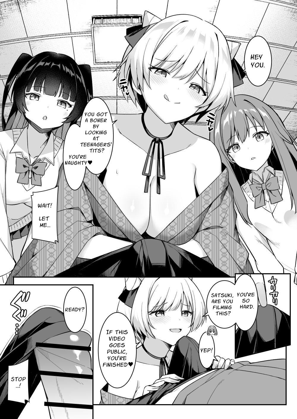 Hentai Manga Comic-Gals on a Hot-spring Inn Trip are Shown Who's Boss by their Big Dick Waiter-Read-9